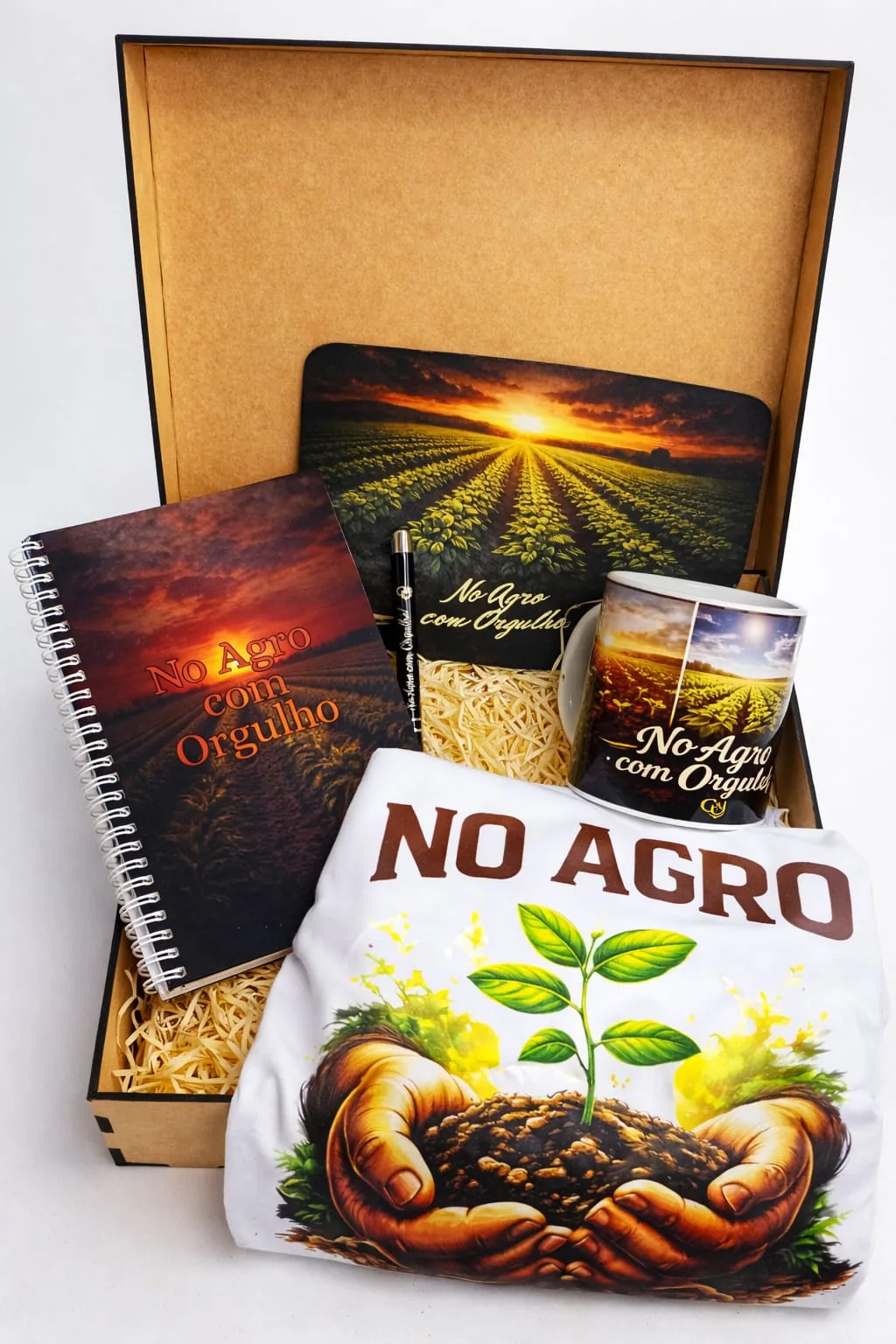 Kit corporativo personalizado para o agronegócio