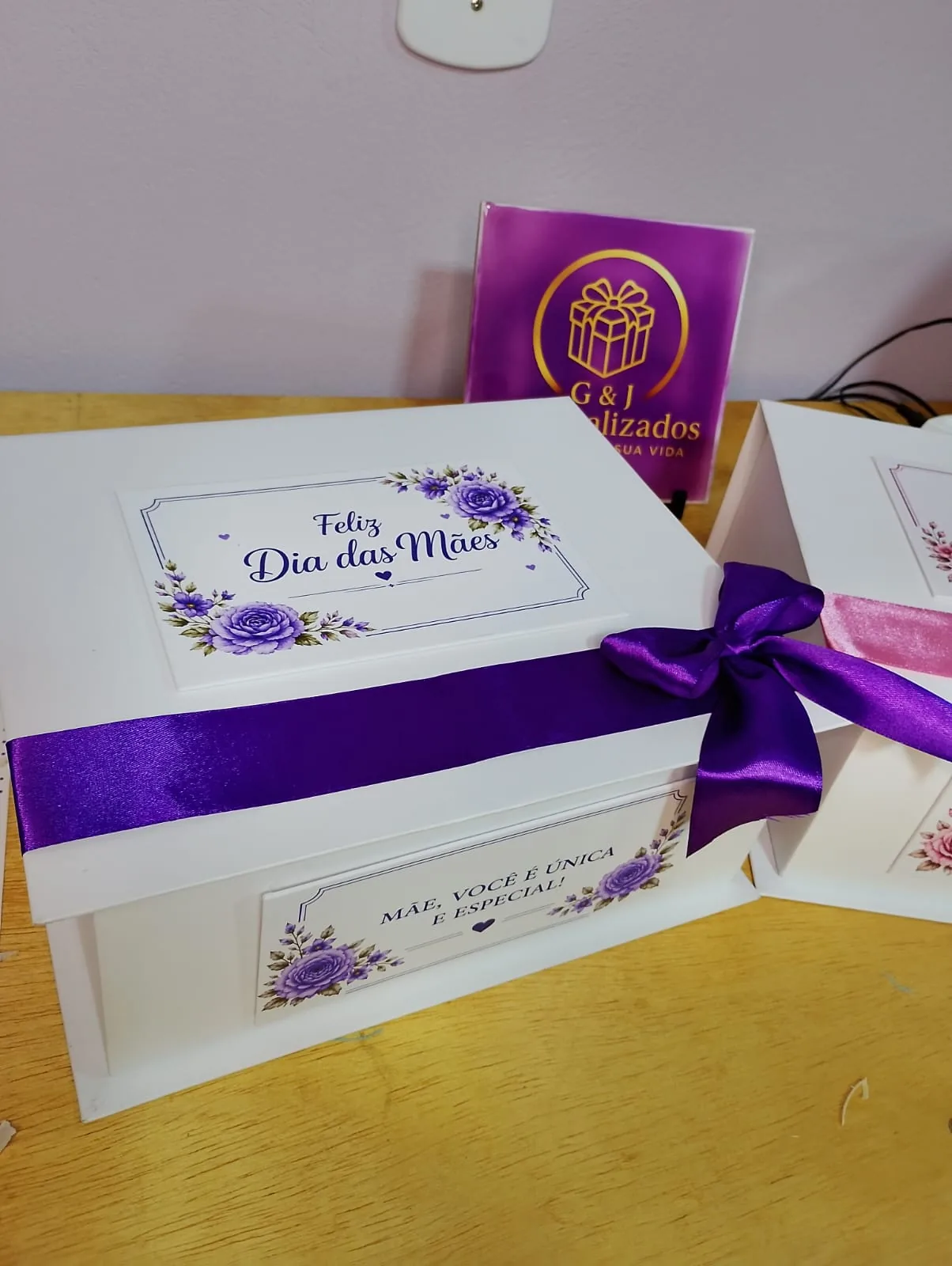 Caixa personalizada para presente